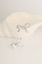 Heliophilia Silver Pendientes de Metal Plateados ELKGC68397G